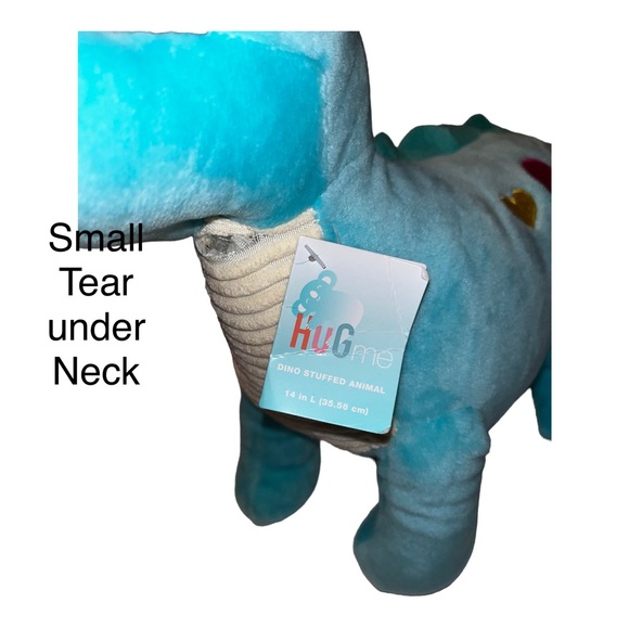 Toys Hug Me Plush Blue Teal Dino Plush Stuffed Animal Walgreens